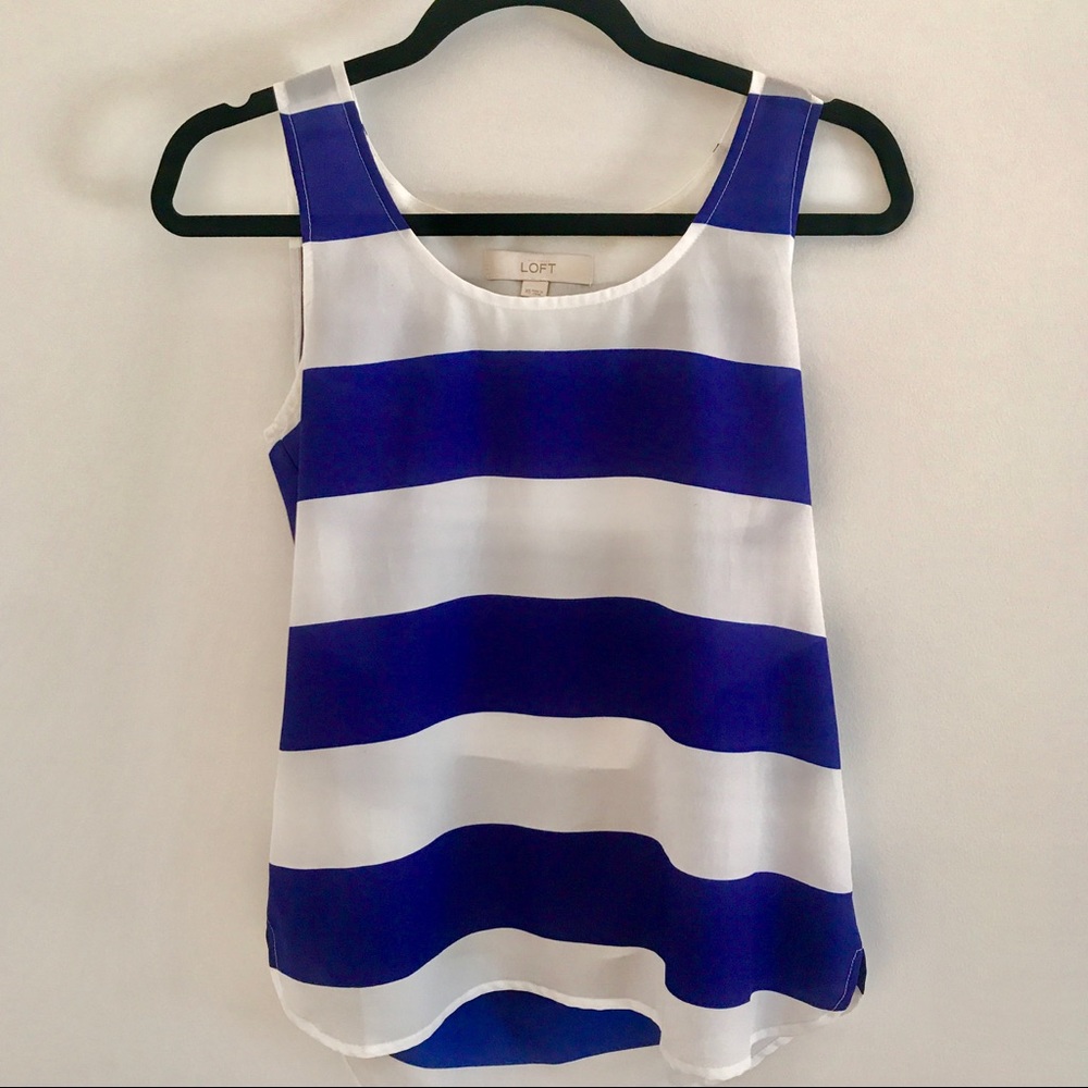 Striped Tank Top Blouse